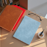 Carnet de notes/journal de bureau en cuir PU élastique imitation, format A5, A6, B5, avec logo personnalisé, motif dessin animé, vente en gros
