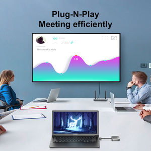 Transmisor y Receptor <span class=keywords><strong>FM</strong></span> Topleo, Adaptador de Audio Inalámbrico Portátil con Video XLR, Transmisor y Receptor HD - Product Image 4