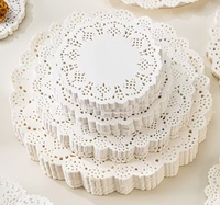 Napperons en papier de toutes formes et tailles, de haute qualité, fabriqués en Chine, napperons en dentelle