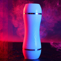 Masturbateur vibrant double canal Butterfly pour hommes, poupée réaliste moulée, jouet sexuel pour adultes