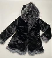 Nouveau Manteau en Fausse Fourrure Femme – Longue Veste Oversize avec Capuche Fourrée, Chaud et Luxueux Vêtement d'Extérieur Hivernal (Service OEM)