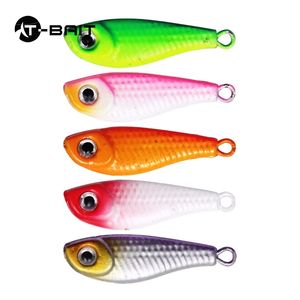 Appât vibrant à trois crochets leurre rotatif en métal avec gabarits en plastique légers et durables - Product Image 5