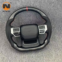 Volant personnalisé en fibre de carbone avec LED pour Toyota Land Cruiser LC200 LC300 Prado 120 150 200 LC79 LC70 LC76 FJ70 FJ200 4Runner