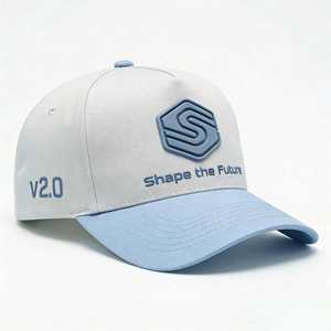 Casquette de baseball classique bicolore en patchwork avec fermeture snapback réglable, en coton respirant, broderie contrastée, idéale pour les voyages - Product Image 2