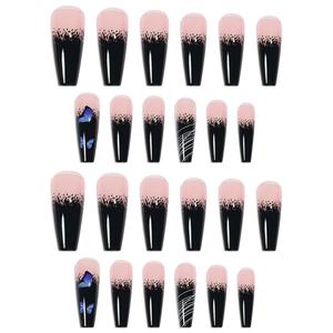 <span class=keywords><strong>Uñas</strong></span> Postizas Acrílicas <span class=keywords><strong>de</strong></span> Lujo JY, Diseño Personalizado, 10 Piezas, Logotipo Personalizado, Pre-Diseñadas, Forma Cuadrada/Almendrada, Cortas, Longitud Libre - Product Image 5