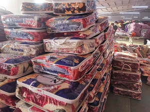 Couverture en polaire raschel de style coréen, poids personnalisé, 100% polyester, super douce, 2 plis, un côté gaufré, marque SENFELA - Product Image 5