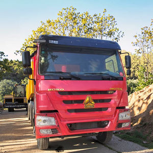 HOWO รถดัมพ์สำหรับทำเหมืองดีเซล6x4 8x4 10-12ล้อ430HP 380HP ใช้แล้วมียี่ห้อ Delong ที่มีประสิทธิภาพในการปล่อยทรายยูโร2 - Product Image 2