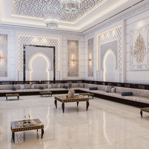 Classico divano da pavimento in stile reale a forma di U in stile arabico Set di lusso con personalizzazione divano in stile Majlis <span class=keywords><strong>mobili</strong></span> - Product Image 3