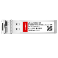 JIAXUN JS-BL273325-10E 25GBASE-U SFP28 BiDi 1270nm-TX/1330nm-RX 10km Simplex LC/UPC SMF Módulo Transceptor Óptico Extendido