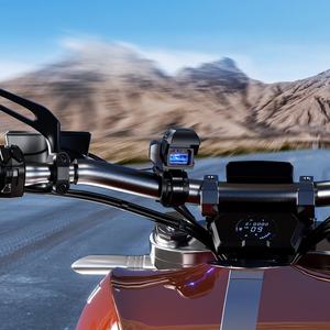 <span class=keywords><strong>Chargeur</strong></span> <span class=keywords><strong>de</strong></span> guidon <span class=keywords><strong>de</strong></span> moto étanche, modification, charge rapide USB-A type C, conception <span class=keywords><strong>de</strong></span> ligne <span class=keywords><strong>de</strong></span> séparation, 12-24v pour téléphones - Product Image 1