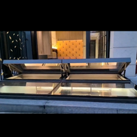 Stores verticaux motorisés pour puits de lumière, stores automatiques, toit ouvrant panoramique, ventilation d'évacuation, cadre en alliage d'aluminium, escalier extérieur
