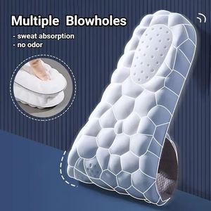 4D Shock Absorption Sports <b>Insoles</b> Soft Breathable Deodorant High-elastic Running Shoe Pad Children's Shoes and Accessories - Product Image 5