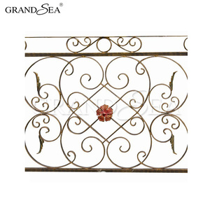 Decorativo forjado hierro Parrilla de ventana para abatible balcón Barra de guardia <span class=keywords><strong>a</strong></span> - Product Image 6