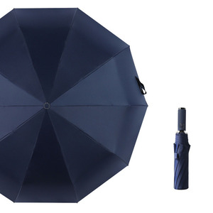 Venta al por mayor de Paraguas automático de doble lluvia y sol con protector solar de vinilo reforzado de 10K - Product Image 3