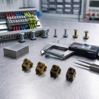 Vis de connexion en acier zingué avec rondelle carrée, fixations Sems pour raccordement électrique industriel