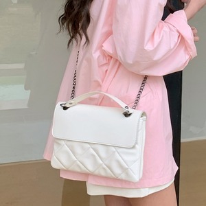 Bolso Mini Acolchado con Cadena para Mujer, 7 Pulgadas, Negro, Cierre Magnético, Bandolera, Primavera 2024, Uso Diario - Product Image 4