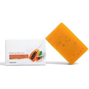 Jabones Artesanales <span class=keywords><strong>de</strong></span> Frutas: Jabón Limpiador <span class=keywords><strong>de</strong></span> Piel <span class=keywords><strong>de</strong></span> <span class=keywords><strong>Granada</strong></span> y Papaya, Jabón <span class=keywords><strong>de</strong></span> Pepino, Zanahoria y Leche - Product Image 1