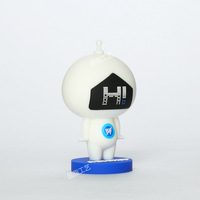 Figurine de jouet de poupée en PVC sur mesure boîte aveugle en vinyle en caoutchouc souple artisanat de mascotte mettant en vedette des personnages congelés de l'animation de dessins animés