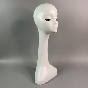 Cabeza de Maniquí de cuello largo blanco de alta calidad, diseño de cisne realista para exhibición de peluca, herramienta de extensión de cabello esencial - Product Image 6