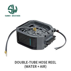 Carrete de Manguera Profesional para Detallado de Autos, Sistema de Alta Presión 5 en 1 con Doble Tubo para <span class=keywords><strong>Agua</strong></span>/Aire/Electricidad - Product Image 5