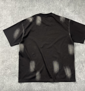 T-shirt pour homme 100% coton, version lourde 230g, motif graffiti 100% coton, coupe ample, style de rue - Product Image 4