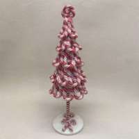 Décoration de Noël en forme de canne à sucre rouge et blanche, mini sucette à la menthe pour la décoration de table de Noël