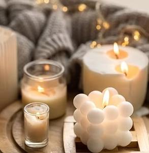 Coffret cadeau personnalisé de bougies scintillantes parfumées naturelles, parfum d'ambiance fondant à la cire - Product Image 2