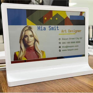 Ble Nfc Api Epd E Ink Digital <b>Sign</b> Double Side E Paper Display Smart Reserve Conference Meeting Room Label Esl E-Ink Name Tag - Product Image 1