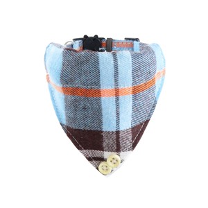 Conjunto de Collar a Cuadros para Perro con Lazo y Pañuelo, Diseño de Hebilla Ajustable para Perros Pequeños, Estilo Clásico para Todas las Estaciones - Product Image 4
