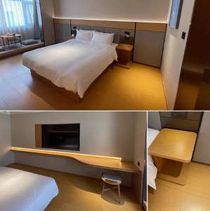 Set di Camere da Letto per <span class=keywords><strong>Hotel</strong></span> in Legno di Quercia Moderno e Durevole, Imbottito, in Vendita a Las Vegas - Product Image 6