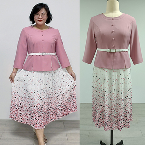 เดรสจีบสีสันสดใสคุณภาพดีไซส์ 5XL สำหรับผู้หญิงแอฟริกัน  ชุดเดรสยาวทรงหรูหราสำหรับใส่ไปโบสถ์ ไซส์พลัส - Product Image 1
