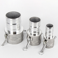 Accouplements en aluminium, accouplements Camlock en acier inoxydable 304/316, directement de l'usine, plusieurs tailles en stock