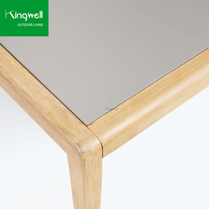 Ensemble <span class=keywords><strong>de</strong></span> canapés d'extérieur portables en teck massif au design moderne, résistants à l'eau, composants modulaires durables, canapés lounge pour <span class=keywords><strong>balcon</strong></span> et villas - Product Image 6