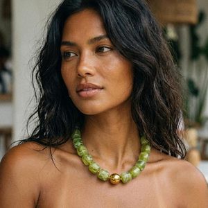 Go2boho Collana Girocollo Colorata con Perline <span class=keywords><strong>in</strong></span> Stile Bohémien, Gioiello Religioso da Donna <span class=keywords><strong>in</strong></span> Acciaio Inossidabile Regolabile, Fatto a Mano, Regalo Estivo - Product Image 4