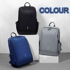 Sac à dos d'affaires pour homme personnalisé, léger, avec charge USB, imperméable, en Oxford, pour les voyages, les loisirs et l'ordinateur - Product Image 6