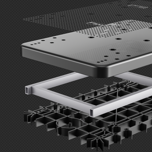 MBC-031 renk özelleştirilebilir kaymaz Platform yüzey kargo taşıma arabası 200kg yük kapasitesi arabaları ağır - Product Image 5