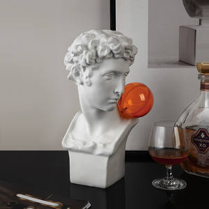 Creative Blow Bubbles Apollo Statue <strong>David</strong> <strong>Bust</strong> Ornamental - Product Image 6