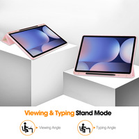 Étui de protection antichoc pour tablette intelligente avec support pliable et porte-stylet pour Samsung Galaxy Tab S11 S10 S9 FE A11 A11 Plus 11 12.4 13