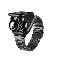 Montre connectée DF D12 Classic avec écouteurs, moniteur de santé multidimensionnel portable, étanche, longue durée de vie de la batterie pour hommes et femmes