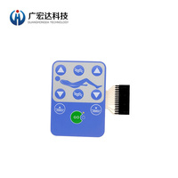 Servicio OEM Personalizado, Venta Directa de Fábrica, Interruptor de Membrana Superpuesta Guanghongda, Equipo de Telecomunicaciones de Montaje Superficial