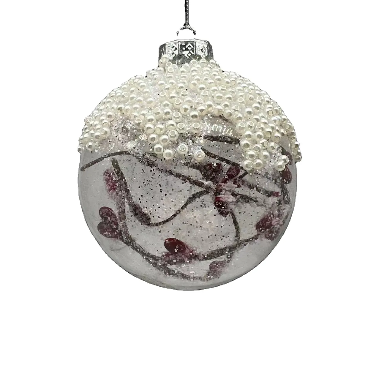 Deft design Fashion Item Type Ornaments Christmas Decor Glass Balls