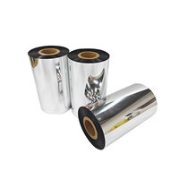 Harga Grosir Pita Transfer Termal Hitam 110mm*300m Kode QR Barcode TTR Pita Transfer Termal Kompatibel Printer TSC