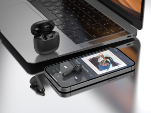 Audífonos Inalámbricos Estéreo Originales de Lujo Altamente Recomendados con Logotipo Personalizado y 3-5 Horas de Duración de Batería - Product Image 3