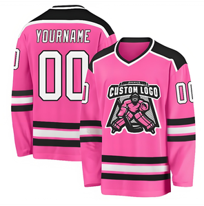 Maillot de hockey sur glace OEM professionnel 2026, réversible, respirant, durable, personnalisé par sublimation, en polyester de haute qualité - Product Image 5