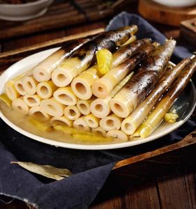 แพ็คเปิดหน่อไม้พริกไทยเกลือและน้ำส้มสายชูที่เก็บรักษาไว้พร้อมรับประทาน - Product Image 5