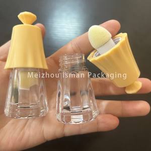 ISMAN Flacone Vuoto per Correttore Liquido e Blush con Grande Applicatore in Cotone, Tubo Trasparente per Lucidalabbra e Rossetto 5ML - Product Image 4