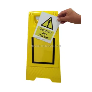 Có thể in thận trọng dấu hiệu Board/nguy hiểm cảnh báo dấu hiệu tùy chỉnh nhựa một hình dạng thận trọng cảnh báo màu vàng ướt sàn dấu hiệu