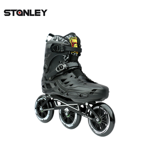 Vente en gros de patins à roulettes STANLEY modèle ABEC-9 85A, dureté des roues, patinage de vitesse urbain, patins bon marché de haute <span class=keywords><strong>qualité</strong></span>, junior adulte, botte rigide 3x110 - Product Image 2