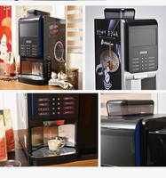 Distributeur automatique de café commercial en libre-service MDB pour l'extérieur avec carte à puce entièrement automatique 10.1 "avec écran d'affichage