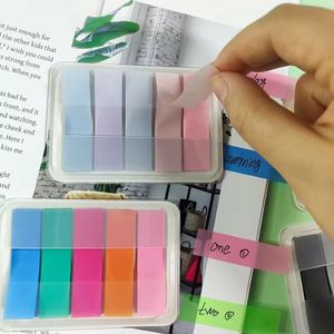 Juego de pegatinas de índice de lavanda autoadhesivas de PET personalizadas para estudiantes, marcadores de lectura bíblica, bloc de notas de leyes, papelería al por mayor - Product Image 3
